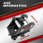 Nakkaa Mini Excavator Quick Coupler Compatible with 0.8-2.0 Ton Digger