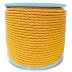 Heavy Duty PP/Polyester/Nylon Rope on Spool, Yellow, 3/8inX600FT