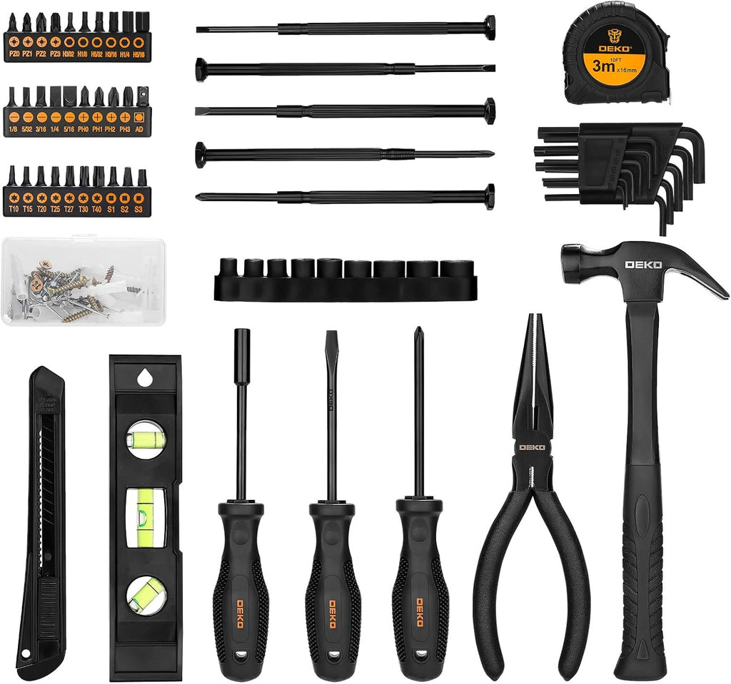 Tool Kit Set Box Home Repair Tools Basic Hand Toolbox Sets 148Piece