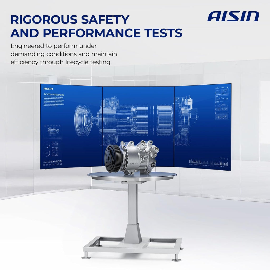 AISIN AFTERMARKET ACCT-00048 Air Conditioning AC Compressor with Clutch
