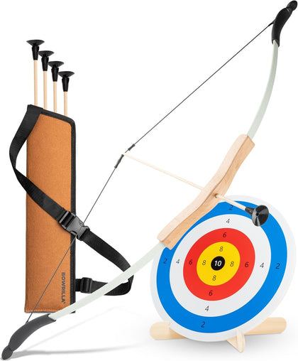 Kids Bow and Arrow Set with Suction Cup Arrows & Target – Archery Set for Kids Indoor & Outdoor – Bow and Arrow for