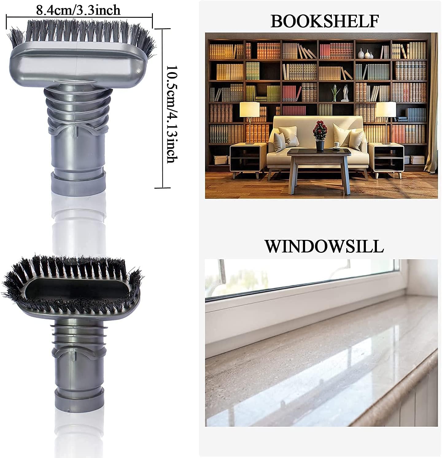 Vacuum Accessories & Attachments for Dyson Ball Animal 2, 3, DC58 DC59 V6 V7 V8 V10 V11 V15 - Flexible Crevice Tool