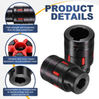 MECCANIXITY XL1 Type Flexible Elastic Shaft Coupling 15mm to 25mm Bore