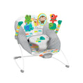 Playful Paradise Comfy Baby Bouncer Seat with Soothing Vibration and Toys, Unisex, 0-6 Months