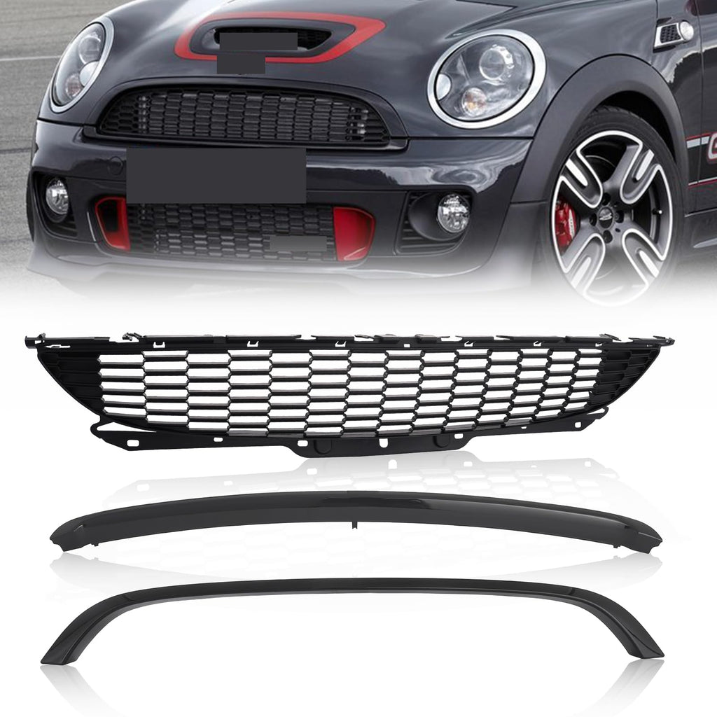 Partzer Front Grille for 2007-2015 Mini Cooper JCW R55 R56 R57 R58 R59