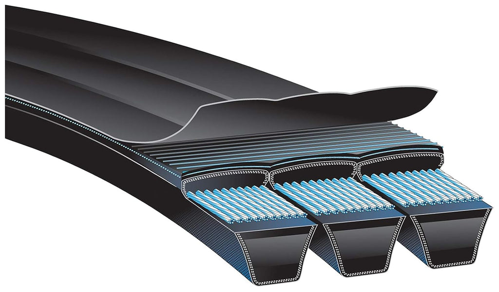 Gates 2/A74 Hi-Power II Powerband Classical Section Wrapped Joined V-Belt