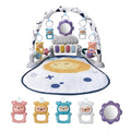 Baby Play Gym Mat, Baby Gym Activity Center, Kick and Play Piano with Music and Light, Tummy Time Toys for Newborn