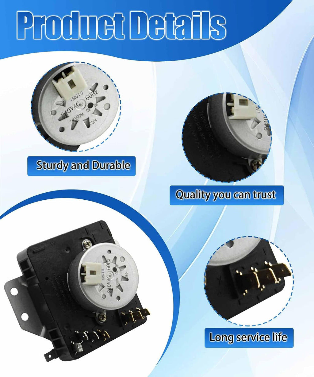 WPW10185972 W10185972 Dryer Timer OEM Replacement Parts