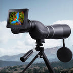WiFi Telescope Camera, Electronic Eyepiece Camera Recording Via App with 4.3 Inch Screen, Digital Telescope Eyepiece