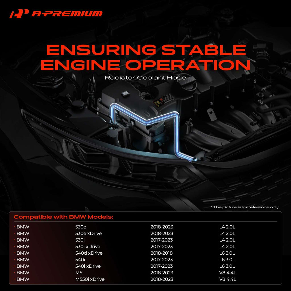 A-Premium Lower Engine Radiator Coolant Hose Compatible with BMW