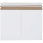 12 1/4 x 9 3/4" White Side Loading Stayflats Lite Mailers