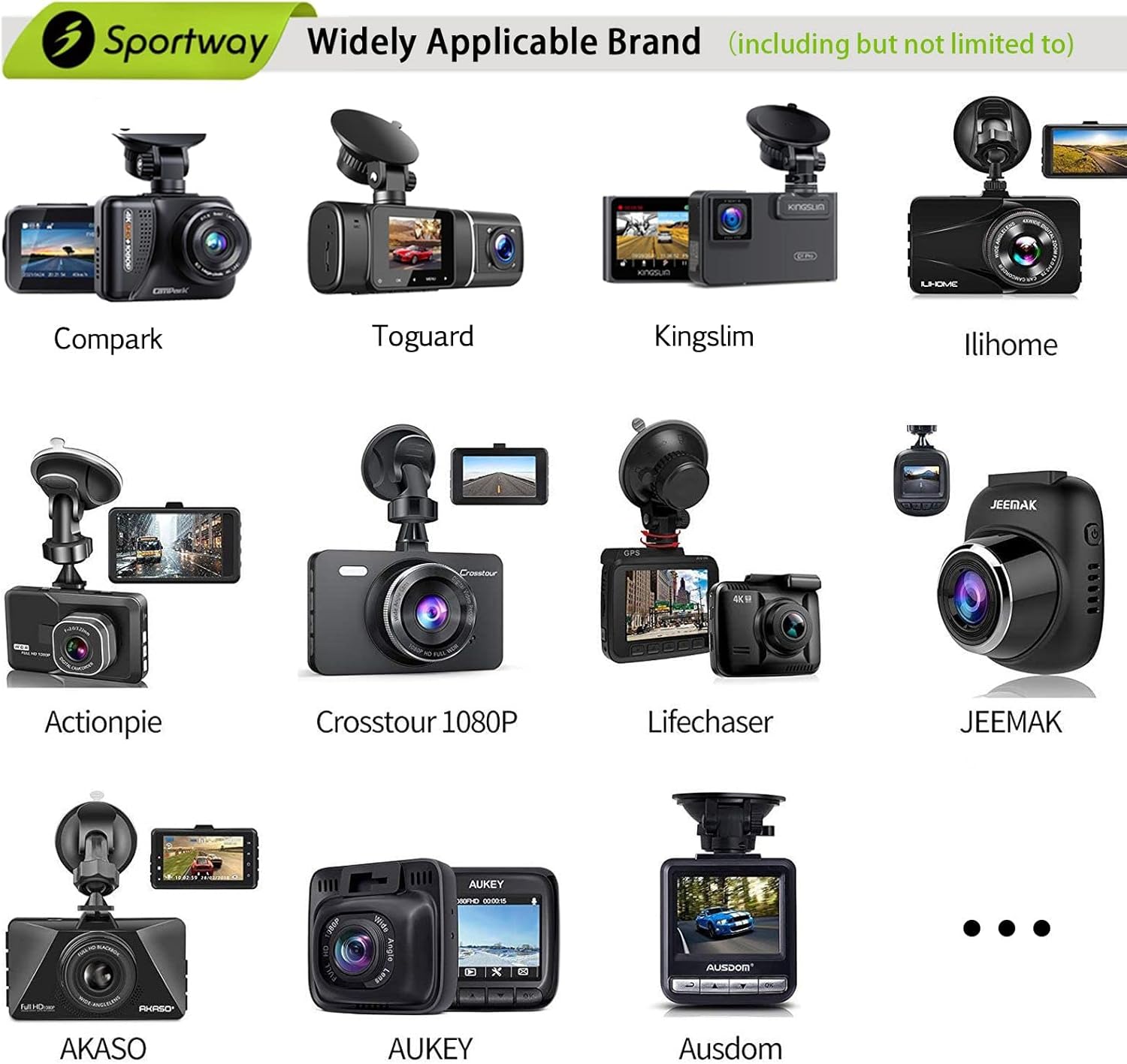 S80 Dash Cam mount, Dash Cam Mirror Mount Holder with 16pcs Joints for Rove APEMAN CHORTAU Roav Nexar iiwey YI Z-Edge