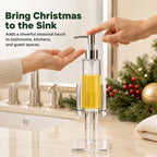 Nutcracker Soap Dispenser Clear, Acrylic Christmas Soap Dispenser (3Pcs)