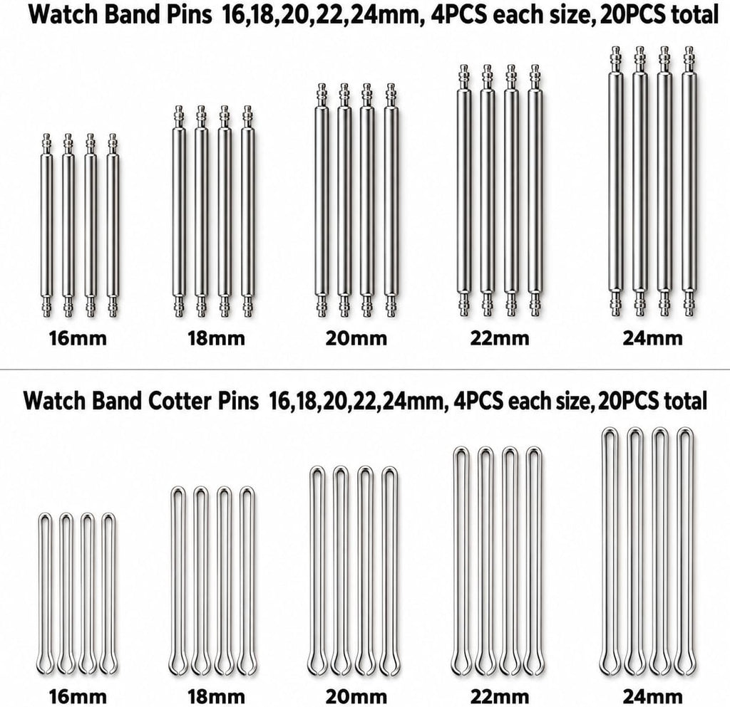 Watch Link Removal Kit, Watch Band Tool for Watch Bracelet Resizing,Adjustment -Watch Strap Pins