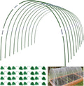 Greenhouse Hoops for DIY 2.8ft or Wider Grow Tunnel, Rust-Free Fiberglass Support Hoops Frame for Garden Fabric, DIY