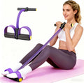 Pedal Resistance Bands with Handles, Upgrade 6-Tubes Elastic Bands for Exercise, Natural Rubber Foot Pedal Resistance