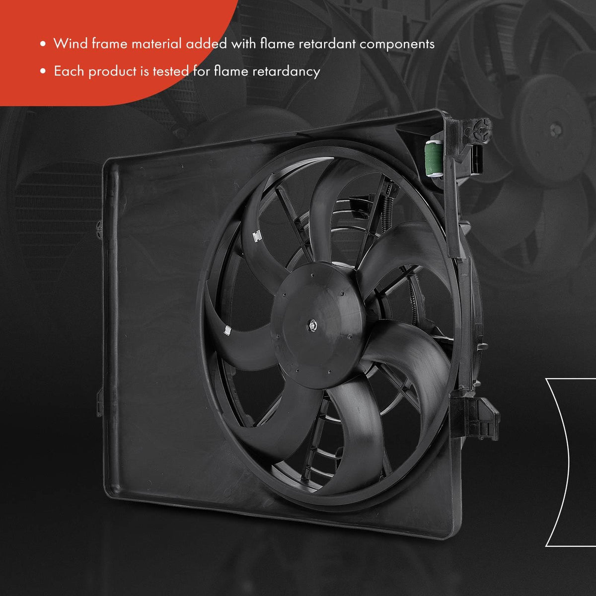 A-Premium Engine Radiator Cooling Fan Assembly