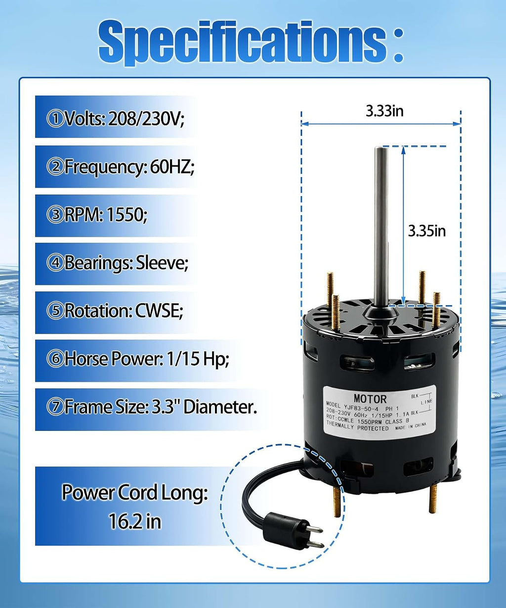 D1126 Blower Motor for Fasco