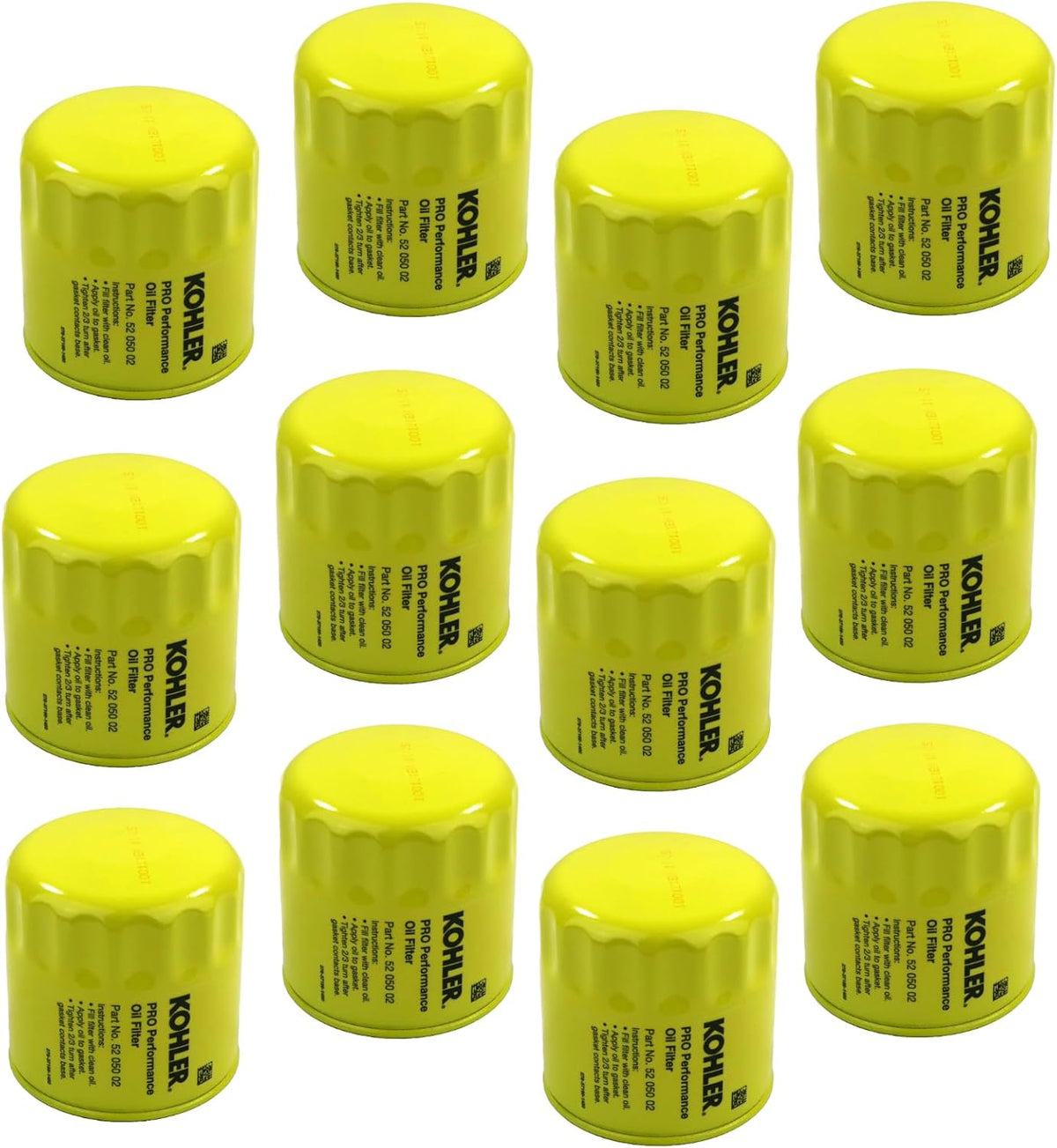 Genuine 52 050 02S Kohler Profressional Grade Oil Filter 5205002-S Case of 12