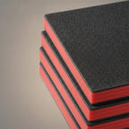 2pcs Cuttable Tool Box Foam Inserts Polyurethane Foam Sheet Firm Foams Cut for Tool Box Organisation Flight Cases and