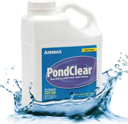 PondClear Liquid Bacteria Water Clarifier for Ponds & Lakes, 1 Gal