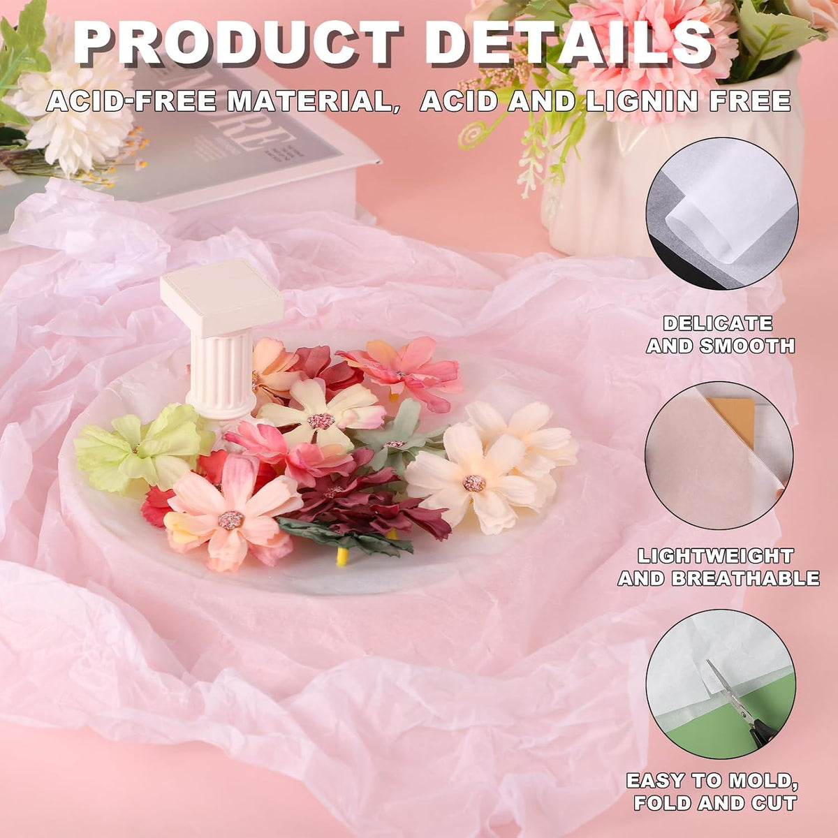 25 Sheets Acid-Free Tissue Paper