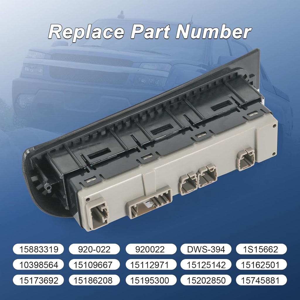 15883319 Master Power Window Switch for 2003-2006 Chevrolet GMC Cadillac
