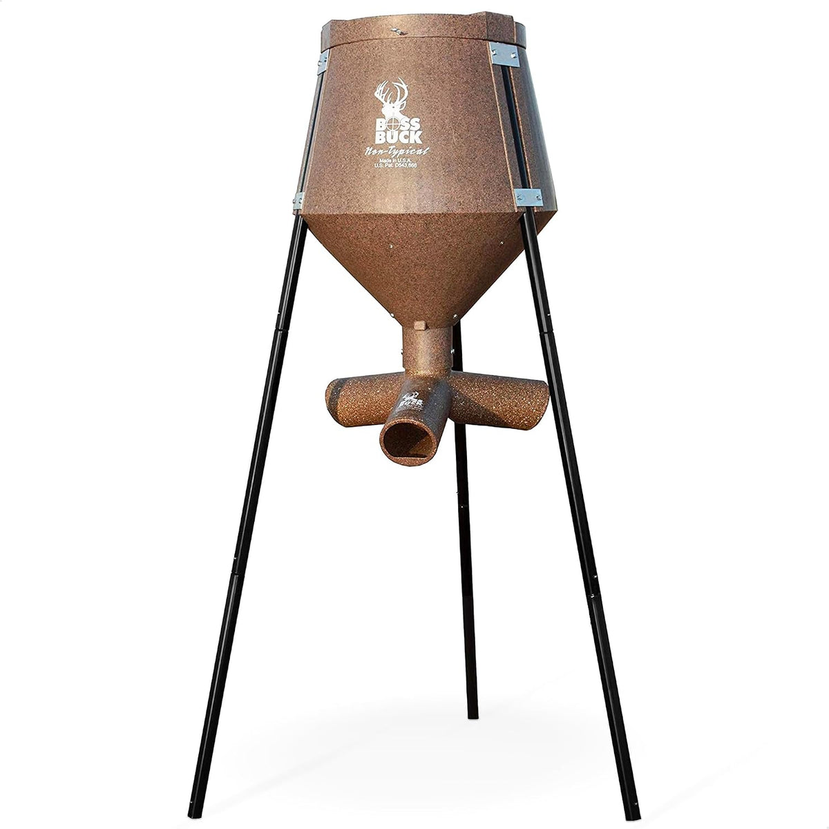 Gravity Deer Feeder for Game & Hunting, 200 lb Corn Capacity