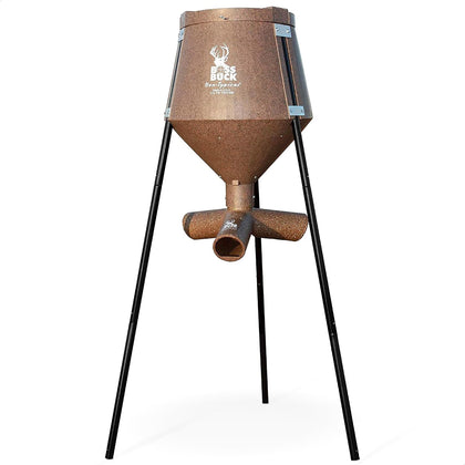 Gravity Deer Feeder for Game & Hunting, 200 lb Corn Capacity