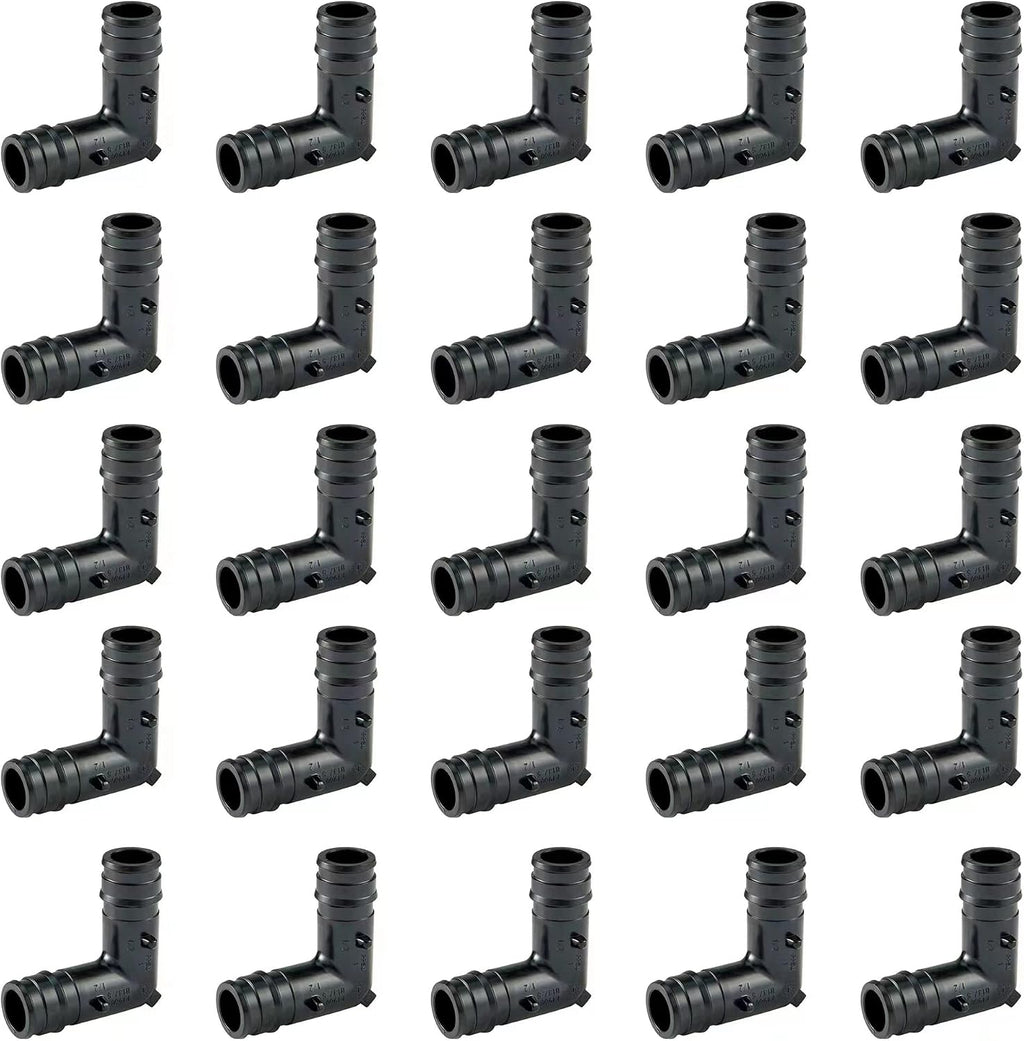 25 PCS EFIELD Poly PPSU Pex-A Expansion Fittings 1/2"x1/2"90 Degree Elbow