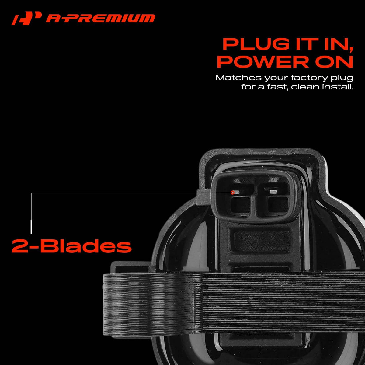 A-Premium Engine Ignition Coil Pack Compatible with Jaguar