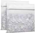 2Pcs Durable Diamond Mesh Laundry Bags for Delicates 24 x 24 Inches | (2 XX-Large)