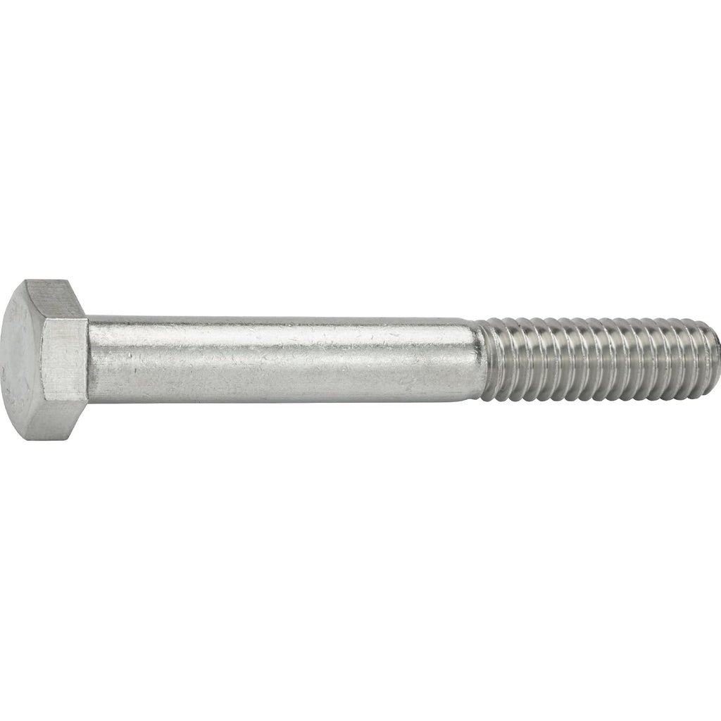 1/2-13 x 4-1/2" Hex Head Cap Screw Bolts, External Hex Drive, Stainless Steel 304, Partially Threaded, Stainless Steel, Quantity 5 By Fastenere