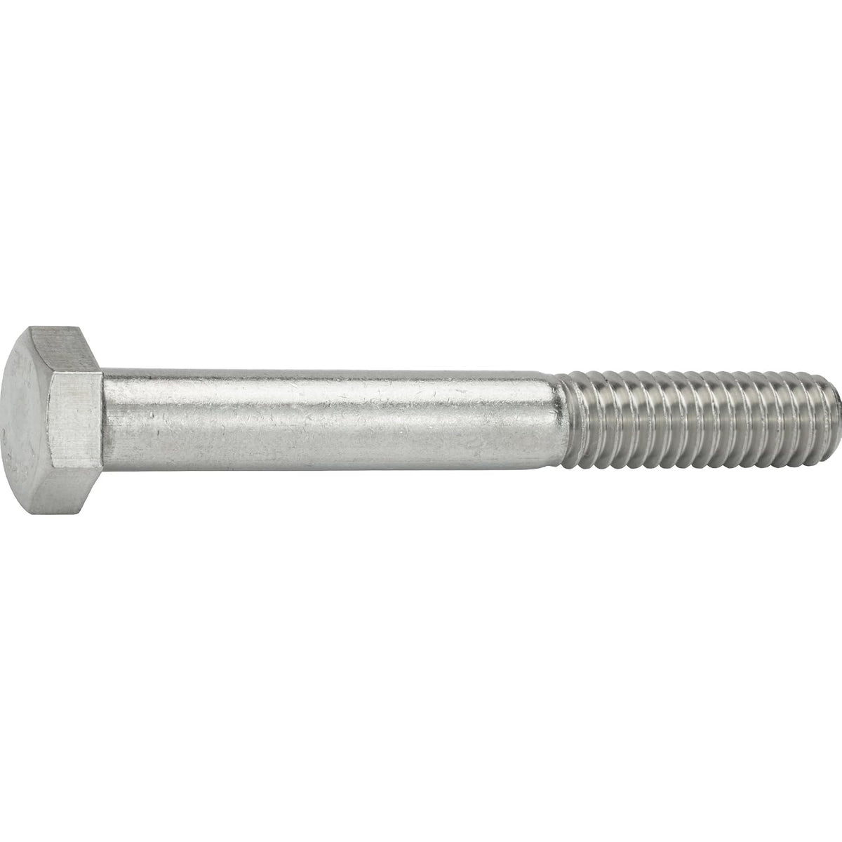 1/2-13 x 4-1/2" Hex Head Cap Screw Bolts, External Hex Drive, Stainless Steel 304, Partially Threaded, Stainless Steel, Quantity 5 By Fastenere