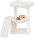 YOUPET Cat Tree with Cat Scratching Post for Indoor Cats, Cat Tower with Scratching Board and Playful Toy Balls, Cat