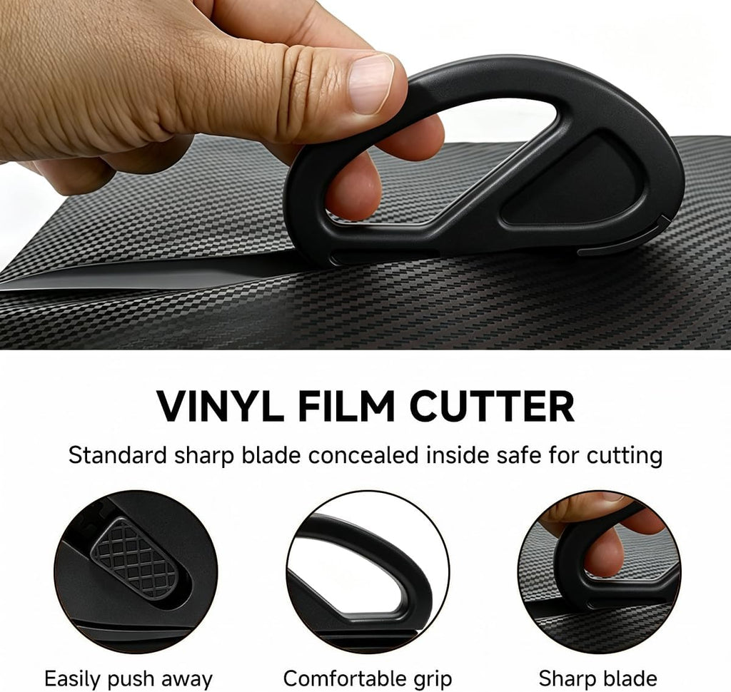2PCS Snitty Safety Vinyl Film Cutter, Black