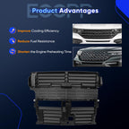 ECCPP Active Grille Shutter 2015-2018 for Ford for Edge 2.0L