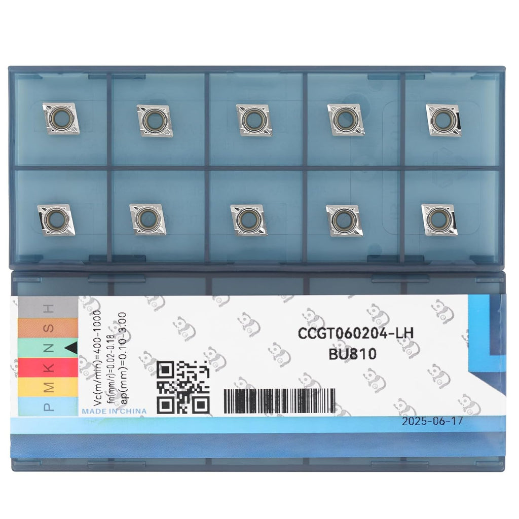 CCGT21.51 (CCGT060204) Indexable Carbide Inserts for Aluminium 10pcs