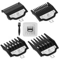 Clipper Guards Set, Compatible with Wahl Hair Clippers, Guard Number: #1/2, #1, #1 1/2, #2 (Length: 1/16", 1/8"