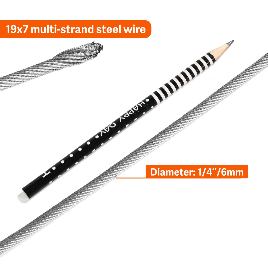 10Ft/3m Long Flexible Bonding and Grounding Wire with Two Alligator Clips, Bare