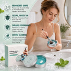 Moon‑Shaped Makeup Brush Cleaning Solid Soap, Efficient Removes Makeup Residues, Gentle Cleanser for Makeup Brushes
