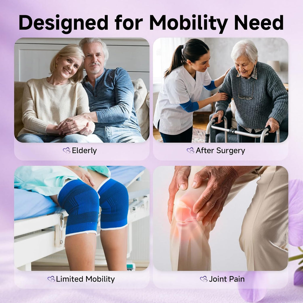 Lightweight Mobility Scooter for Seniors & Adults,4 Wheel Foldable Portable Electric Scooter,10 Miles Range,180W