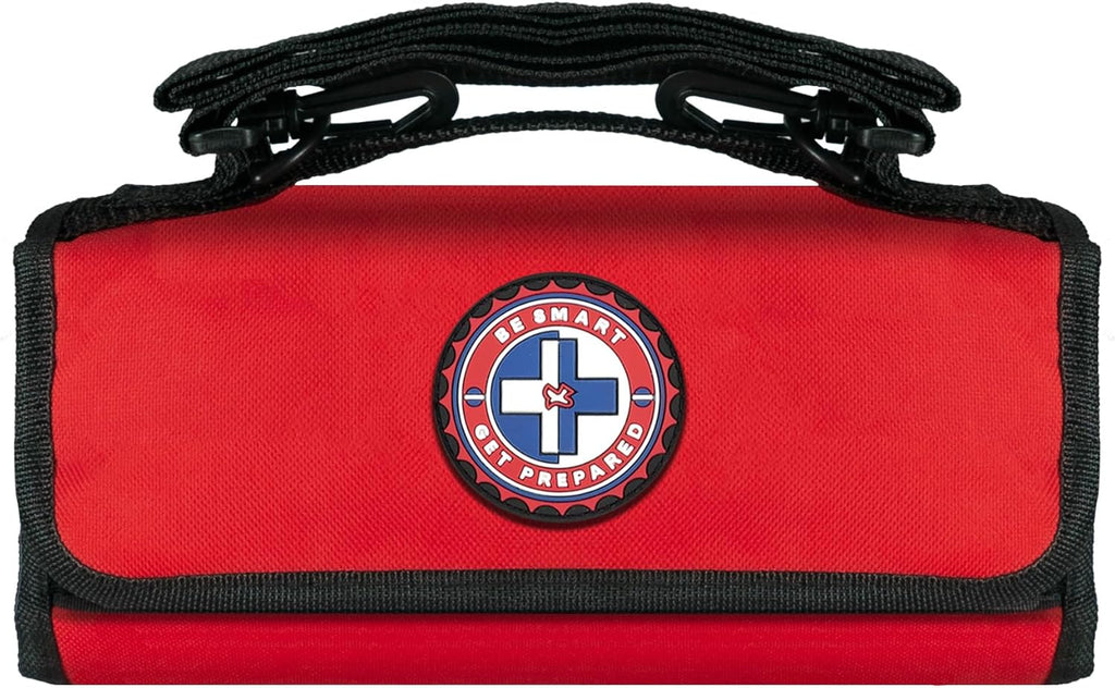 73-Piece Coach’s and Team Sports First Aid Kit in Roll up Bag: Clean, Treat, Protect Cuts, Scrapes. Home, Office