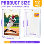 12ct 35pt Magnetic Card Holder Case Sleeves One Touch Card Holders