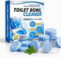 Toilet Bowl Cleaner Tablets 24 Pack, Drop-In Toilet Bowl Deodorizer Tabs, Helps Remove Stains, Limescale & Odor