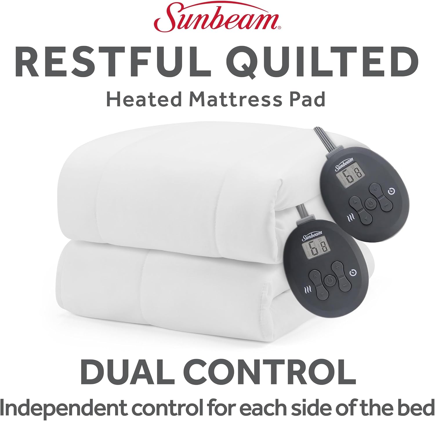Heated Mattress Pad Quilted 12 Heat Deep Pocket King 80x76