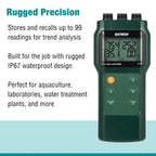 Extech EC700 6-in-1 Water Quality Meter with 3 Probes, Optical DO