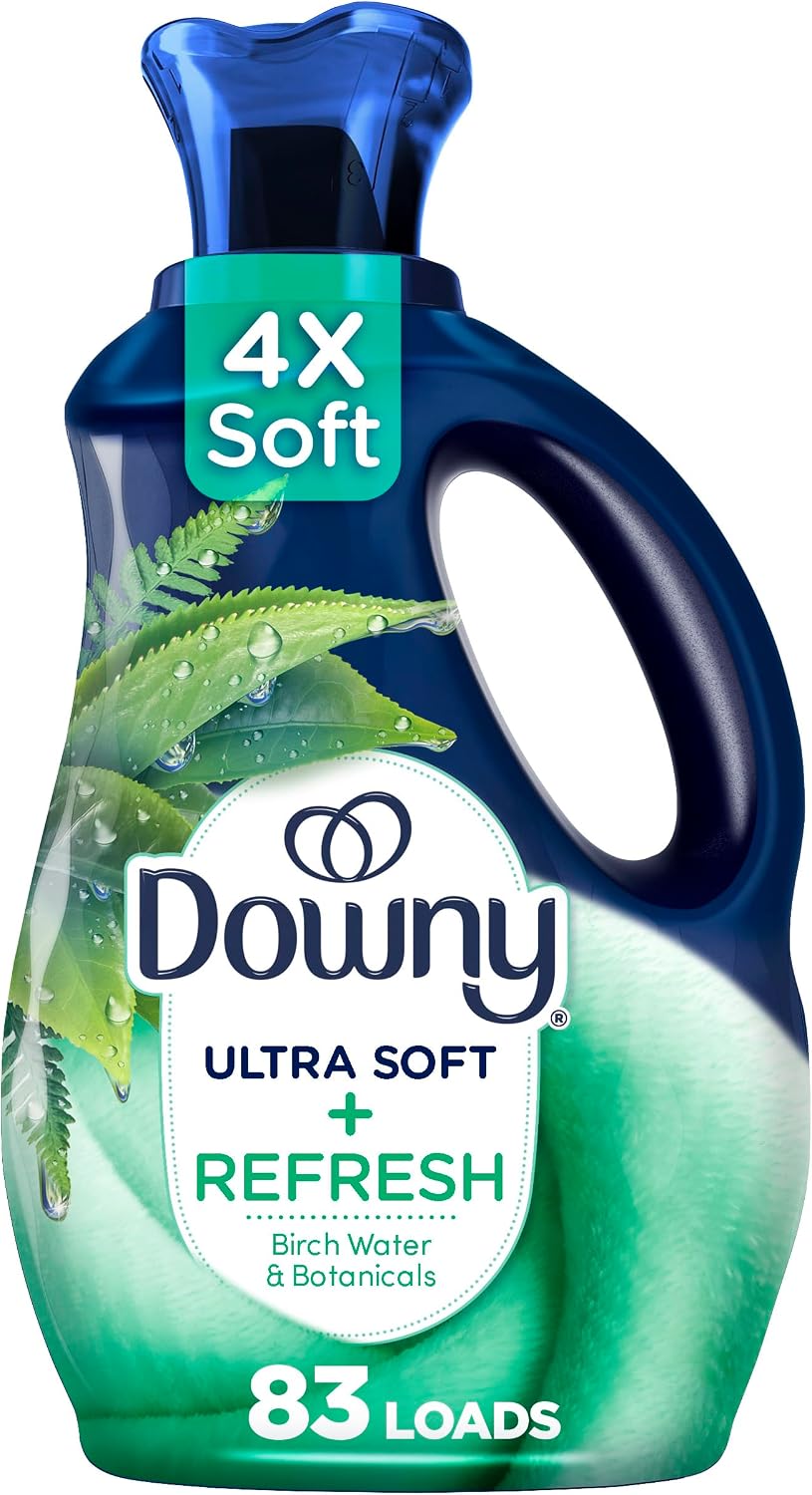 Ultra Soft Fabric Softener Liquid, Refresh, Birch Water and Botanicals, 56 fl oz, 83 Loads