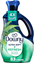 Ultra Soft Fabric Softener Liquid, Refresh, Birch Water and Botanicals, 56 fl oz, 83 Loads
