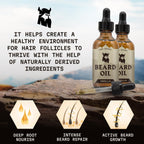Beard Oil for Men - 2 Fl Oz (Pack of 2), Vanilla